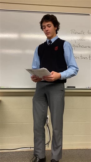 Stanstead College on Instagram: "Students in our Grade 9 Français class recently presented origin stories for various québécois expressions. Starting in the fall of 2026, Stanstead College will be offering French Language Enhancement For students in Grades 9 and 10, the program is aimed at helping students with existing proficiency in French improve their second (or third!) language. Learn more at stansteadcolleg.com/academics"