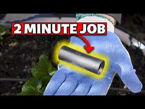 How to Repair Damaged Drip Irrigation Tubing with a Compression Coupler