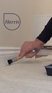 How to paint skirting boards in 38 seconds😉 using Harris brushes.👍️ Let us know your tips for painting skirting boards. #letsdecorate #renovation #DIY #diyproject #home #homeinspo #decorating | Harris brushes