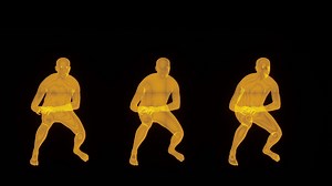 Dancing Neon Men VJ Loop