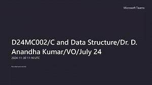 Cand Data Structure -Live Session 3