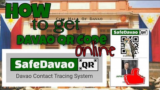 DAVAO QR CODE NOW AVAILABLE! | READ LINK: https://persons.safe-davao.com https://persons.safe-davao.com HOW? watch | https://youtu.be/yPlXC1jIPuU https://youtu.be/yPlXC1jIPuU #Davao #QRcode #ShareTheNews ------- PUBLIC ADVISORY The Safe Davao QR is the platform created to help expedite contact tracing and enforce the prohibition on non-essential travel. All residents and non-residents of Davao City shall need their unique and permanent DQR to travel around Davao City. Everyone entering Davao Cit