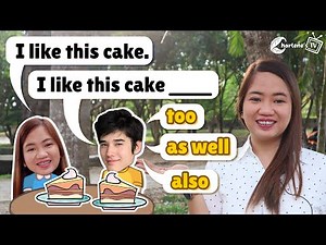 Also, Too, As well | Charlene's TV