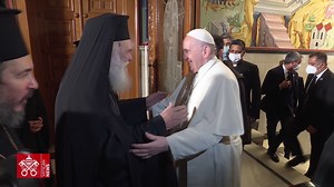 In this video, we relive the highlights of Pope Francis' first day in Greece. He follows in the footsteps of Pope Saint John Paul II who became the first Pope to visit Greece in over 1,200 years. The highlights include a meeting with Greek political and civil authorities, an encounter with Archbishop Ieronymos II of Athens and All Greece, and a meeting with the Catholic community in Athens' Cathedral of St. Dionysus. #ApostolicJourney | Vatican News