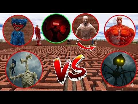 TUNG TUNG SAHUR vs SCP-096 vs SONIC TAPES | Garry’s Mod Epic Battle