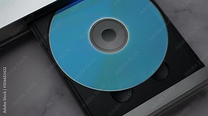 DVD Disc, Shot Eject And Insert From DVD-player. Loading And Unloading Compact Disc From The DVD/CD Player. .