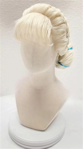 Elsa-inspired wig | Elsa Coronation Wig, Elsa Frozen Style Made-to-Order Wig #wigs #hairstyle