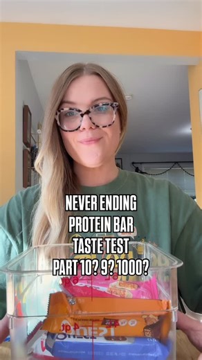 WE ARE BACK BABY! The never ending protein bar taste test. This is UNSPONSORED and HONEST reviews ONLY 1. @questnutrition hero crispy birthday cake - I absolutely loved this and so did my hater ass husband. He said it’s his favorite one of all of them and voluntarily ate half. Macros are on the screen in the video. 9/10 2. @questnutrition crispy cookies and cream - also good but not quite as good as the first one. A little more dry and grainy at the end. 7.9/10 Be back with more soon! Love you B