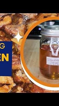 Rendering Chicken Fat | Chicken Back | Roshelle's Test Kitchen