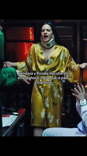 Zendaya y Rosalía hablando en español sobre Euphoria (clip viral)