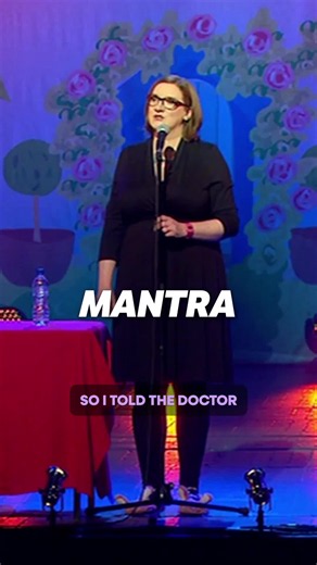 My new Mantra. #sarahmillican #standupcomedy #britishcomedy #mantra