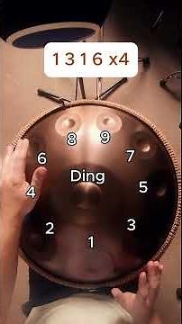 Apprends à jouer facilement du handpan avec ce rythme ! #handpan #tutohandpan #handpantutoriel