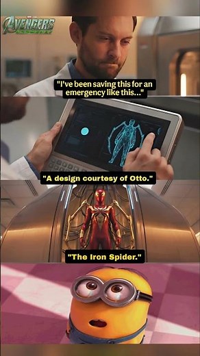 Tobey Maguire create a new iron spider suit 💥💀😀 #spiderman #tomholland #mcu