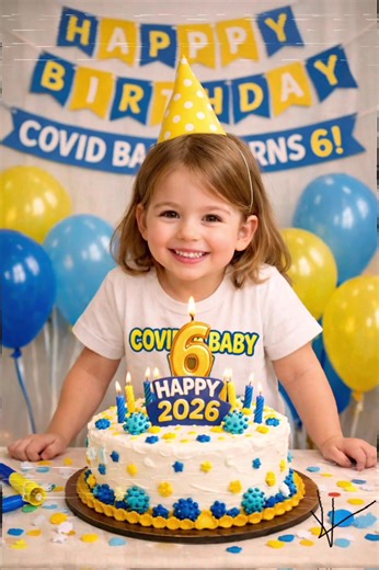 Born in a world that stopped. Raised in a time that changed everything. And now turning 6 in 2026 stronger brighter and full of joy. A true COVID baby A reminder of resilience hope and new beginnings Happy 6th Birthday to a generation that carries quiet strength and big smiles 🎂