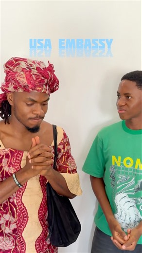 Mama Chinedu & Chinedu goes to the US embassy 🤣🤣🇺🇸 #africanhome #comedy #funny