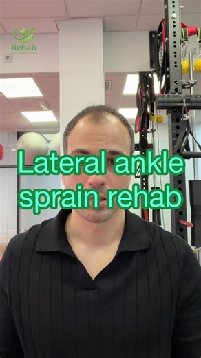 Luka Kovacevic, MSc on Instagram: "‼️ This is an advanced rehab protocol, proceed with precaution. It’s not for the acute (in most cases), or initial post-op rehab. 🙋🏻‍♂️ RATIONALE BEHIND THE CHOSEN EXERCISES? A lateral ankle sprain is the most common ankle injury and usually happens when the foot rolls inward (inversion), overstretching or tearing the ligaments on the outside of the ankle. PS: This exercise selection is far from everything you need to do to rehab ankle sprain, remember it’s o