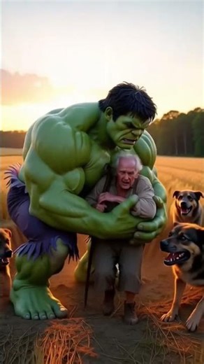 Hulk Rescue A Farmer from Cruel Dogs at The Agriculture Field