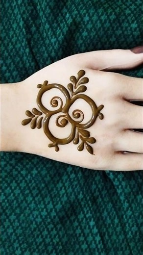 😍 Simple Back Hand Mehndi Design | Easy & Stylish ✨ #mehndi #mehndidesign #mehandi #arabichenna