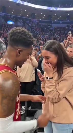 He STOPPED the Live Interview… for a Marriage Proposal That Shocked the Entire Arena! #Shorts #NBA