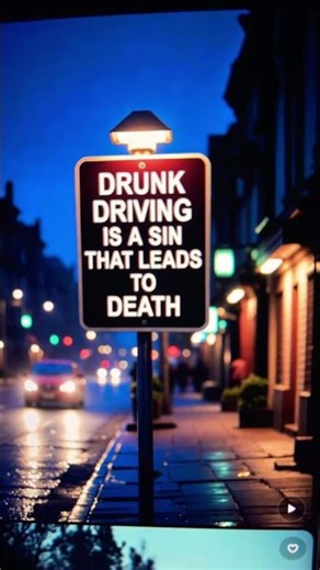 Drunk driving is an unforgivable sin