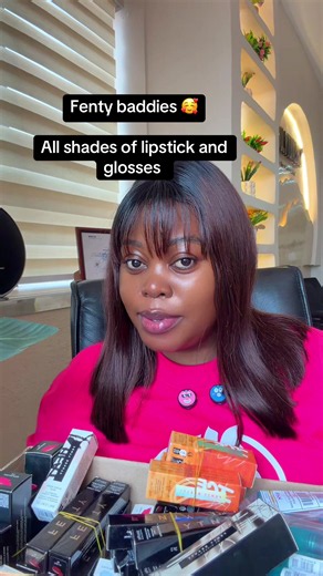 Fenty lip gloss and lipstick shades guide
