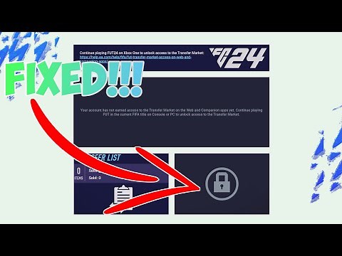 EAFC 24 WEP APP TRANSFER MARKET ACCESS FIXED!!