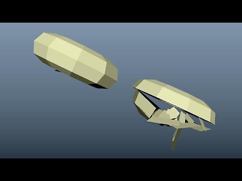 Maya: Detach and Separate [Polygon Modeling]