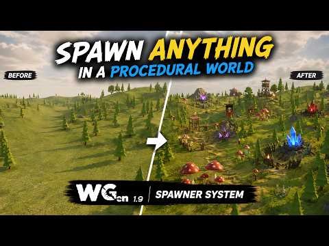 WorldGen 1.9 — Spawn Resources & NPCs in a Procedural Open World | UE5