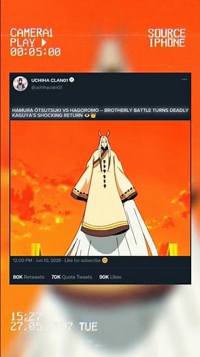 HAMURA ŌTSUTSUKI VS HAGOROMO – BROTHERLY BATTLE TURNS DEADLY KAGUYA’S SHOCKING RETURN 👁️👑