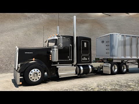 Kenworth W900 - (Heavy Hauling MAC Frameless Dump Trailer) - American Truck Simulator