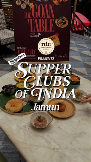 Servd Bengaluru on Instagram: "You asked for a Goan Supper Club and we’re bringing you just that! ✨ @jamungoa is sharing with us a piece of their culture through classic recipes all in one thali for our final experience. Enjoy dishes such as Solkadi Sea Bass Ceviche, Jackfruit Chops, Mushroom Xacuti and Goan Pork Chilli Fry! 🥘 To make this celebration even more special, Jamun and @nicicecreams are turning a classic Goan dessert into an exclusive ice cream! (hint: it’s not Bebinca)😉 Curated coc