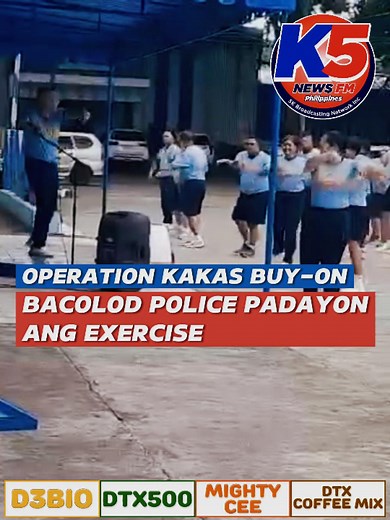 KAPULISAN SANG BACOLOD NAGA-EXERCISE WATCH: Padayon nga naga-zumba ang kapulisan sang Bacolod City Police Office (BCPO) bilang sabat sa mando ni PNP Chief PGen. Nicolas Torre III nga dapat wala sang buy-onan nga pulis. Ini nga update ginadul-ong sang: 𝐃𝐓𝐗500, 𝐃3𝐁𝐈𝐎, 𝐌𝐈𝐆𝐇𝐓𝐘𝐂𝐄𝐄, 𝐃𝐓𝐗 𝐂𝐎𝐅𝐅𝐄𝐄 𝐌𝐈𝐗 *Mabakal ang mga produkto sa Clinica De Alternativo Medicina and Wellness Center sa Hernaez Street, Bacolod City, sa atubang sang Paglaum Sports Complex Building sa tupad sang Eli