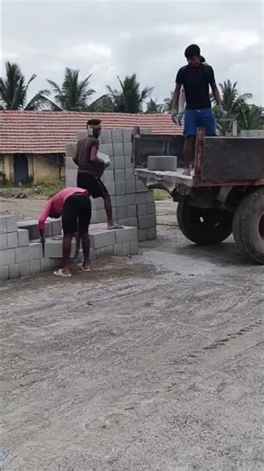 8 inch concrete block🧱 wait 45 KG #Hard working