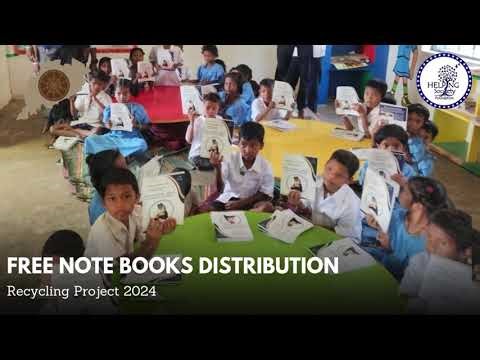 Free Notebooks Distribution 2024 📚 | Recycling Project for Student Empowerment ♻️
