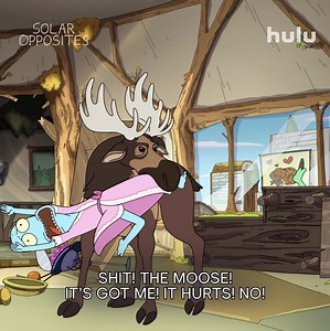 2.3K views · 128 reactions | Is this considered a good April Fools joke? It better be, the moose was hard to get! | Solar Opposites | Facebook