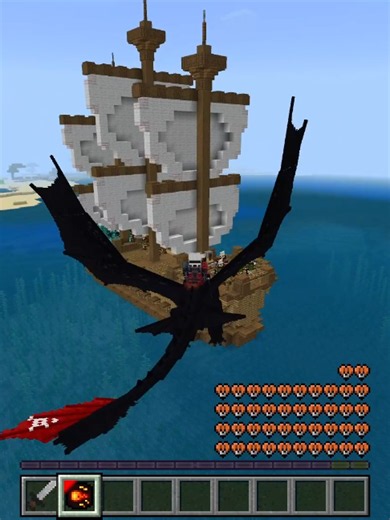 dragMinecraft How to Train Your Dragon အမိုက်စား ADD-ON Bedrock (1.26 ) !#minecraft #minecraftaddon #minecraftmods #dragon #howtotrainyourdragon