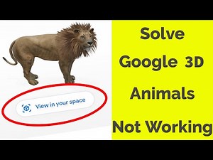 Fix Google 3D Animals Not Working||View In Your Space Option Not Showing In Samsung,Redmi(Android)