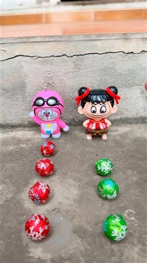 Unboxing Natra the Glutton and Doraemon toys.