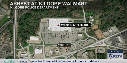 Man accused of firing flare gun inside Kilgore Walmart