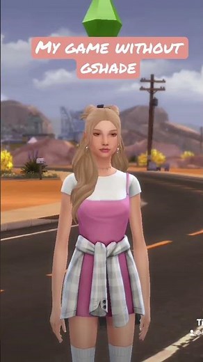 This is the ellcrze Gshade preset #sims4 #sims4mods
