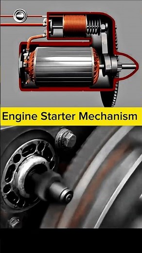 Inside a Starter Motor: How It Actually Cranks Your Engine #acmotor