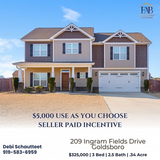 ✨ Your Dream Home Awaits at 209 Ingram Fields Drive! ✨ Step inside...