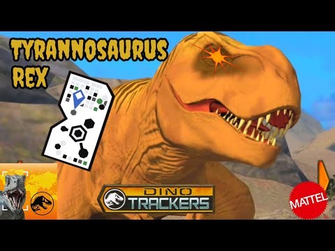 Jurassic World Dino Trackers 2023 Facts App Scan Code!! Hunt N Chomp Tyrannosaurus Rex!!