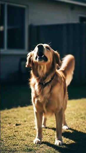 Dog Barking Sounds! 🐕📢Golden Retriever Barking: The Ultimate Guard Dog? 🦴