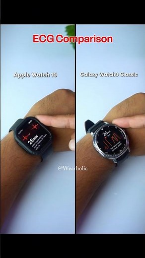 Apple Watch Vs Samsung Galaxy Watch ECG Comparison