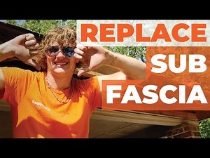 How To Replace Sub-Fascia Boards | Fix Rot Damaged Sub Fascia
