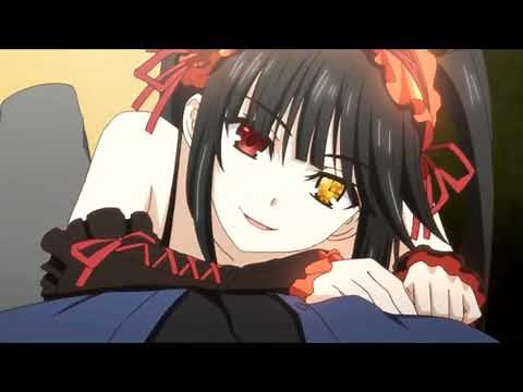 Date a live II - Kurumi and Shido scene in Miku's house