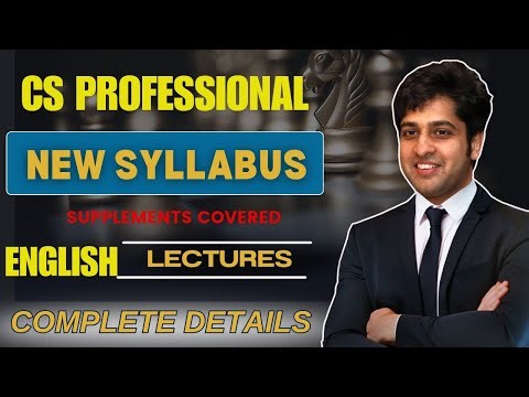 📘 CS Professional Lectures 🎓 Latest Module + ICSI Sheets 🔑 Best CS Classes in English