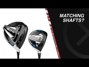 Matching DRIVER & FAIRWAY WOOD Shafts?