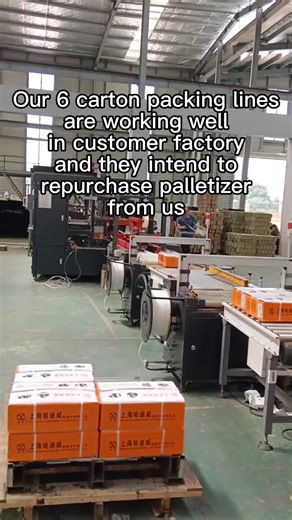Full automatic carton packing line #packingmachine #packagingmachine #fyp #tiktok #carton
